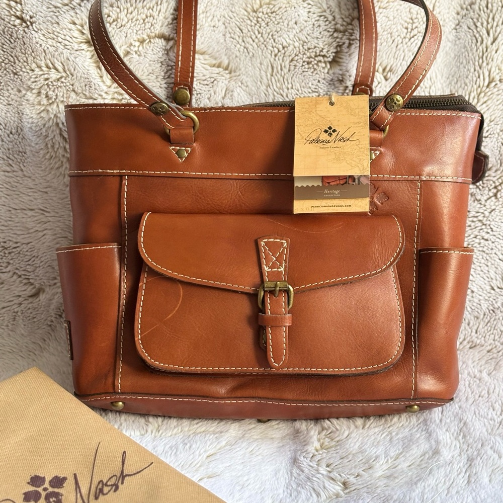 Patricia Nash Brown Leather Women's Bag